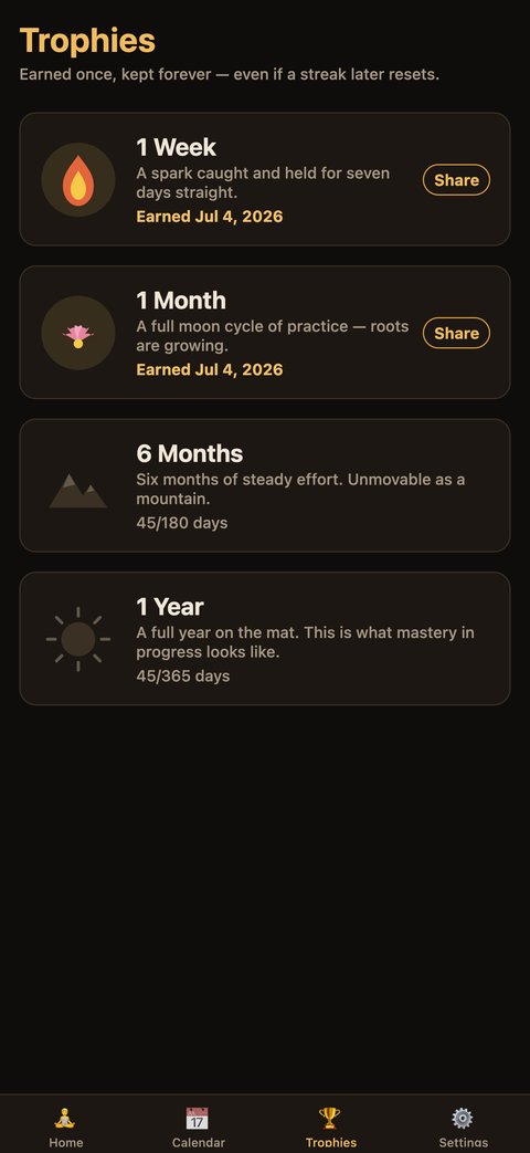 All Is Coming trophies screen showing earned flame and lotus trophies